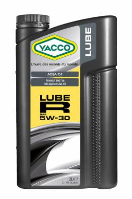 Олива моторна YACCO LUBE R 5W30 пластикова каністра 5л